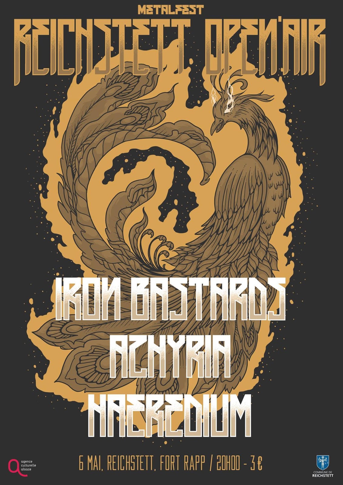 Affiche du Festival de Metal Reichstett MetalFest I