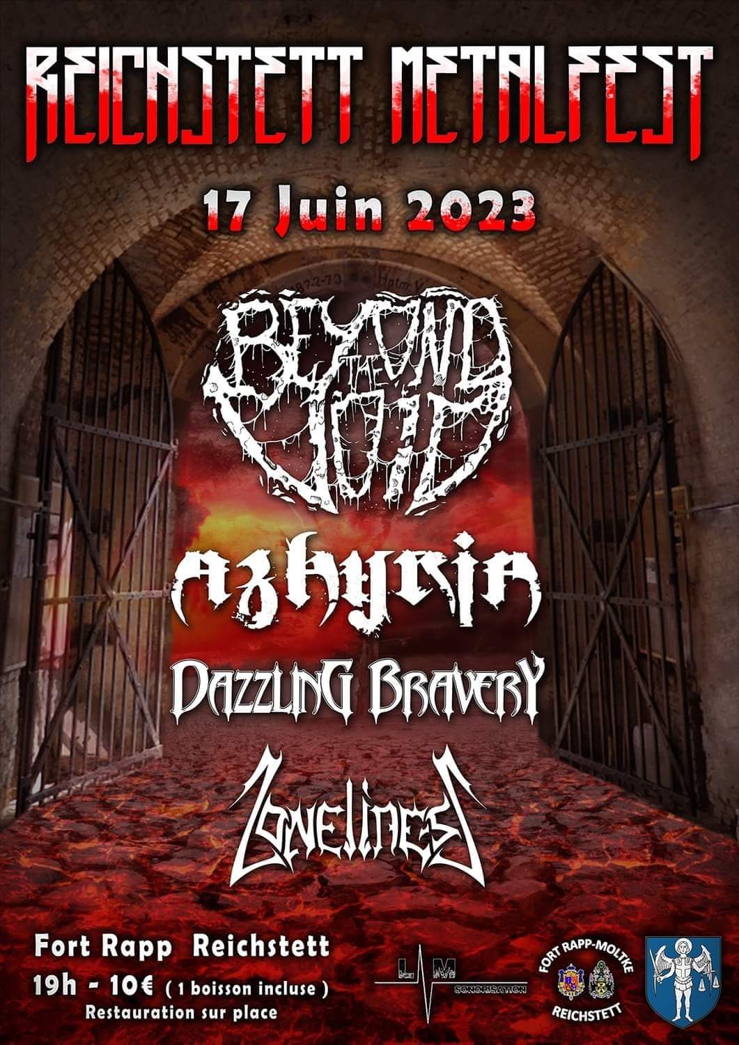 Affiche du Festival de Metal Reichstett MetalFest VI - 2023