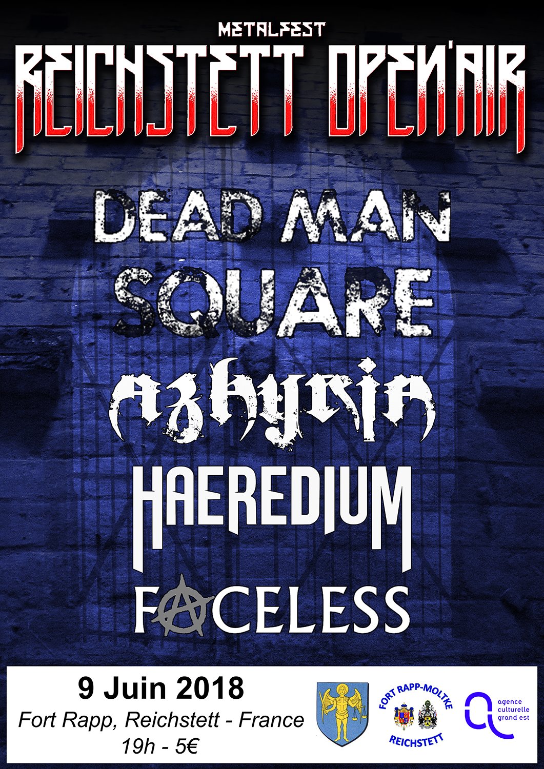 Affiche du Festival de Metal Reichstett MetalFest II - 2018