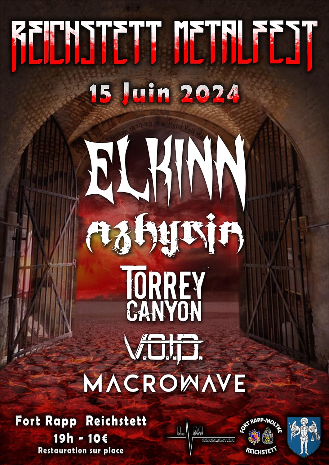 Affiche du Festival de Metal Reichstett MetalFest VII - 2024