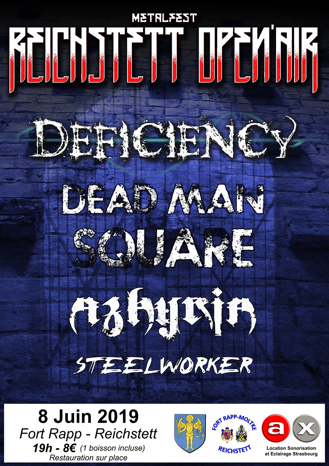 Affiche du Festival de Metal Reichstett MetalFest III - 2019